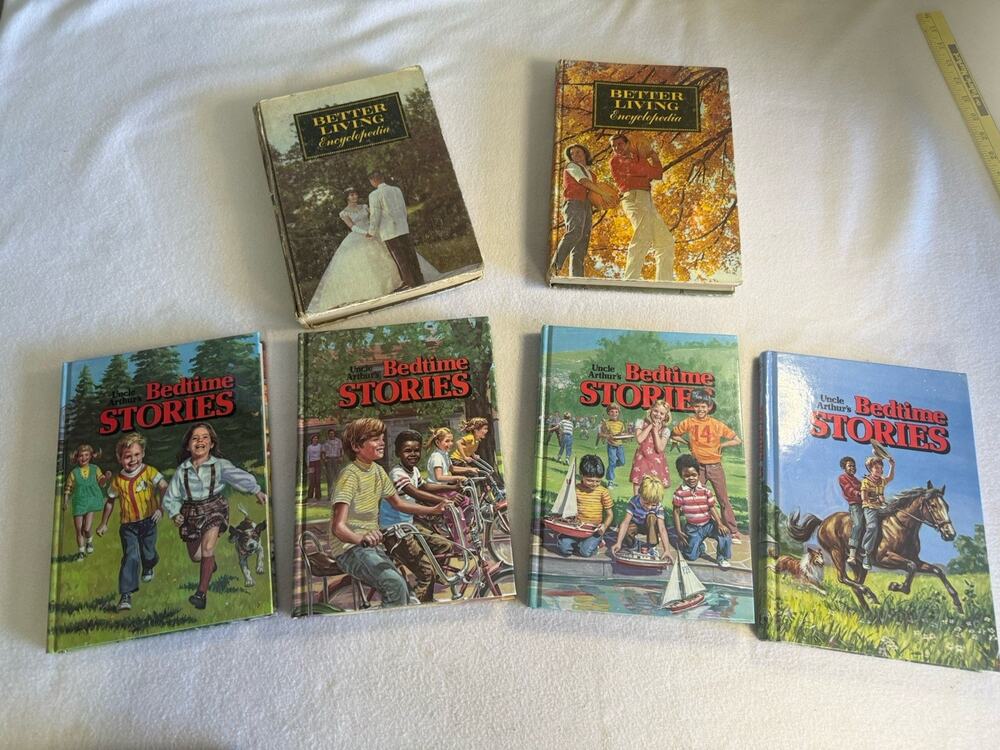 Vintage Uncle Arthur's Bedtime Stories 4 Books And Better Living
